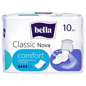 Bella прокладки Nova Classic Comfort, 3 капли, 10 шт.