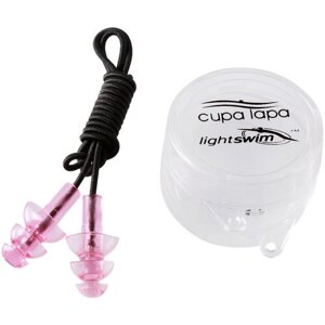 Беруши для плавания (защита ушей от воды) Cupa Lapa/Light Swim EP-3, розовые