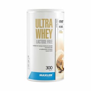 Безлактозный протеин для мужчин и женщин Maxler Ultra Whey Lactose Free 300г Кофе
