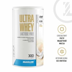Безлактозный протеин для мужчин и женщин Maxler Ultra Whey Lactose Free 300г Кокос