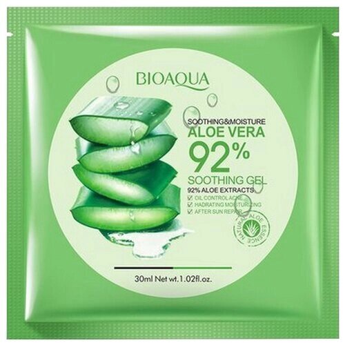 BioAqua Увлажняющая тканевая маска с экстрактом Aloe Vera, 30 г