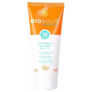 Biosolis Biosolis Солнцезащитное молочко для лица и тела SPF 30, 100 мл