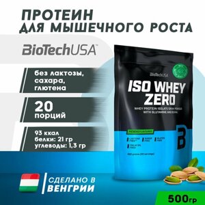 "BioTech Iso-Whey Zero Lactose Free"500 гр (Фисташковый)