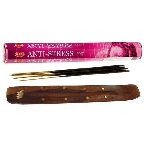 Благовоние HEM "Anti Stress"Антистресс), 20 палочек + подставка