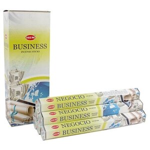 Благовоние HEM Бизнес BUSINESS блок 6 упаковок Перо Павлина