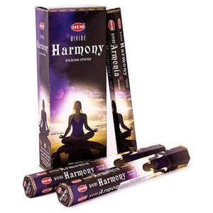 Благовоние HEM Божественная Гармония Divine Harmony шестигранник упаковка 6 шт