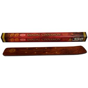 Благовоние HEM "Sandal Cinnamon"Сандал Корица), 20 палочек + подставка