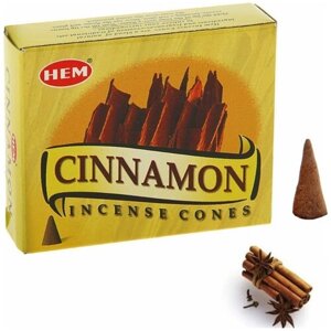 Благовония HEM "Cinnamon", 10 конусов