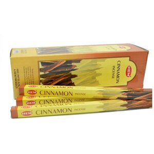 Благовония "HEM Cinnamon"Корица), четырехгранник, 8 палочек