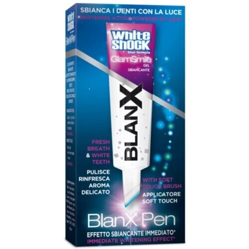 Blanx Гель-карандаш отбеливающий White Shock Blue Formula Gel Pen, 12 мл 1 шт
