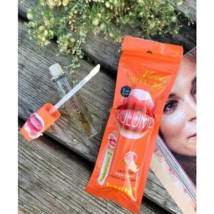 Блеск для увеличения губ со вкусом персика Karite Lip Plump Peach