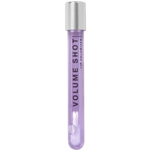 Блеск для увеличения объема губ influence beauty Volume shot с эффектом плампинга, тон 01: полупрозрачный фиолетовый, 6мл