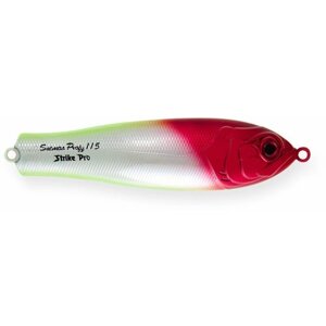 Блесна колеблющаяся Strike Pro Salmon Profy 115, цвет: X10E Clown Silver, PST-03A#X10E)