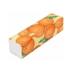 Блок четырехсторонний шлифовальный цветной (01 Апельсин) Irisk