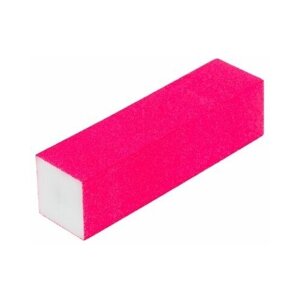 Блок четырехсторонний шлифовальный цветной (10 Розовый неоновый) Irisk