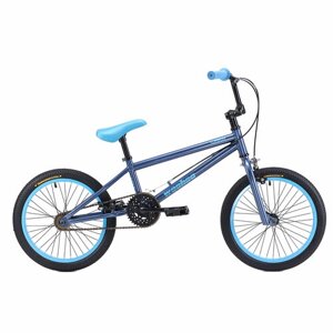 BMX 18" дюймов comiron woohoo. велосипед трюковый. цвет indigo MET BLUE