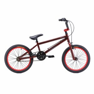 BMX 18" дюймов comiron woohoo. велосипед трюковый. цвет OPALE RED