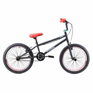 BMX 20" дюймов comiron BIG woohoo. велосипед трюковый. цвет BLACK RED