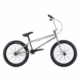 BMX 20" дюймов COMIRON Chameleon. Велосипед Трюковый. Цвет- Chrome. Season-2024