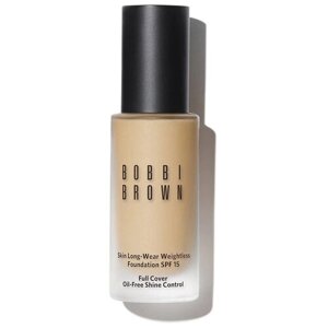 Bobbi Brown Тональное средство Skin Long-Wear Weightless Foundation, SPF 15, 30 мл, оттенок: WARM IVORY (W-026 / 1)