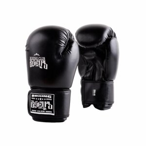Боксерские перчатки боецъ Bbg-02 Dx черные размер 12 oz