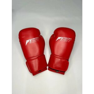 Боксерские перчатки "F1erst" красного цвета