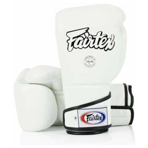 Боксерские перчатки Fairtex Angular Sparring BGV6 White (12 унций)
