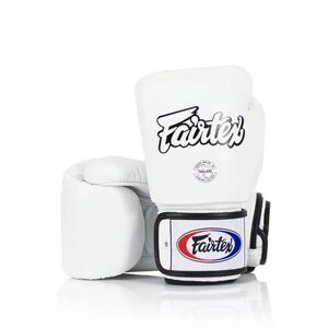 Боксерские перчатки Fairtex BGV1 White (10 унций)