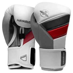 Боксерские перчатки Hayabusa T3 Special Edition White/Red (10 унций)