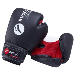 Боксерские перчатки RUSCO SPORT кожзам, 8, M