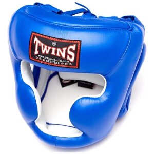Боксерский шлем Twins Special HGL-3 синий (M)