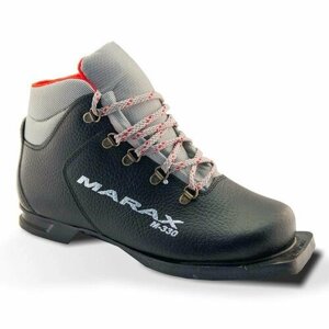 Ботинки лыжные МХ 330 кожа черный NEW р. 34