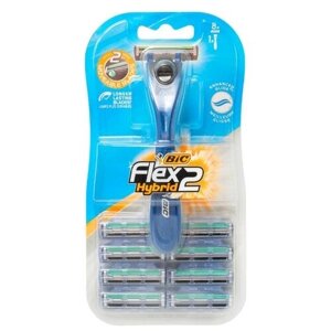 Бритва "Flex 2 Hybrid", BIC,8 сменных кассет,