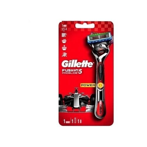 Бритвенный станок Gillette Fusion Power + сменная кассета №1 + элемент питания, 1 шт - Procter and Gamble