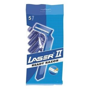 Бритвы одноразовые комплект 5 шт. LASER 2 (аналог Gillette 2), 5015911101086