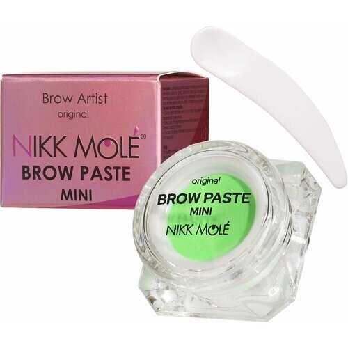 Brow Paste зеленое яблоко неон MINI Nikk Mole (10 гр)