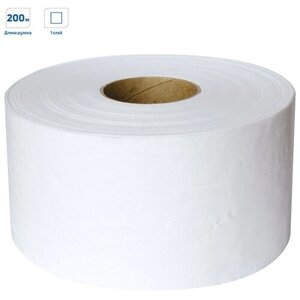 Бумага туалетная OfficeClean Professional (T2), 1-слойная, 200м/рул, белая, 12 штук в упаковке