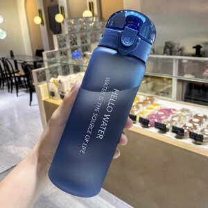 Бутылка для воды, спортивная бутылка, 780 мл, синяя матовая