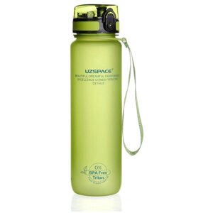 Бутылка для воды спортивная Uzspace 1000 мл зеленый