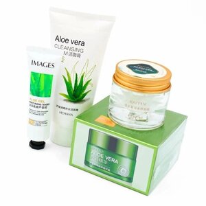 Бьюти Бокс "White Aloe" от Zdravnica. SHOP 4 препарата для лица в наборе