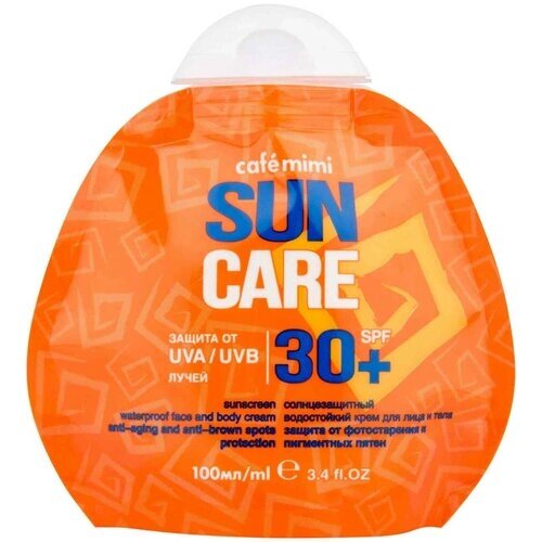 Cafemimi/Солнцезащитный водостойкий крем для лица и тела SPF30+100 мл