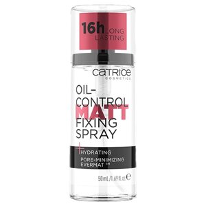CATRICE Спрей для лица фиксирующий Oil-Control Matt Fixing Spray, 50 мл, прозрачный