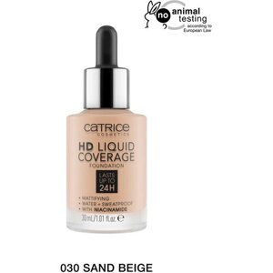 CATRICE Тональная эмульсия HD Liquid Coverage Foundation, 30 мл/133 г, оттенок: 030 Sand Beige