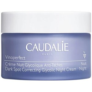 Caudalie Vinoperfect Dark Spot Correcting Glycolic Night Cream ночной крем для лица с гликолевой кислотой, 50 мл