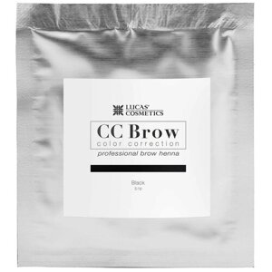 CC Brow Хна для бровей в саше 5 г, black, 5 мл, 5 г