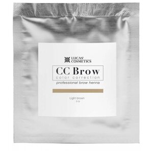 CC Brow Хна для бровей в саше 5 г, light brown, 5 мл, 5 г