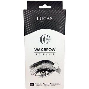 CC Brow восковые полоски Wax brow strips для коррекции бровей 8 шт.