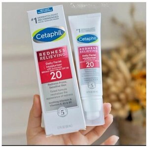 CETAPHIL / Ежедневный увлажняющий крем для лица SPF 20, снимающий покраснения, 50 мл