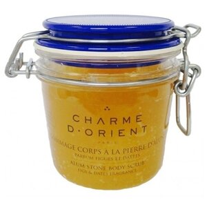 Charme D'Orient Скраб для тела с квасцовым камнем ароматом инжира и финика, 300 г