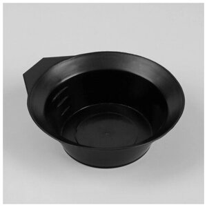 Чаша для окрашивания, d = 12 см, цвет чёрный